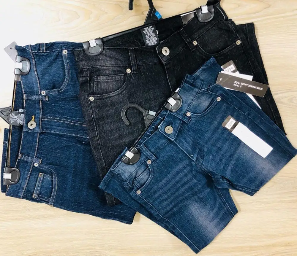 2021 Overrun фирменные этикетки, летние мужские джинсовые хлопковые повседневные облегающие джинсовые брюки из Бангладеш, в наличии