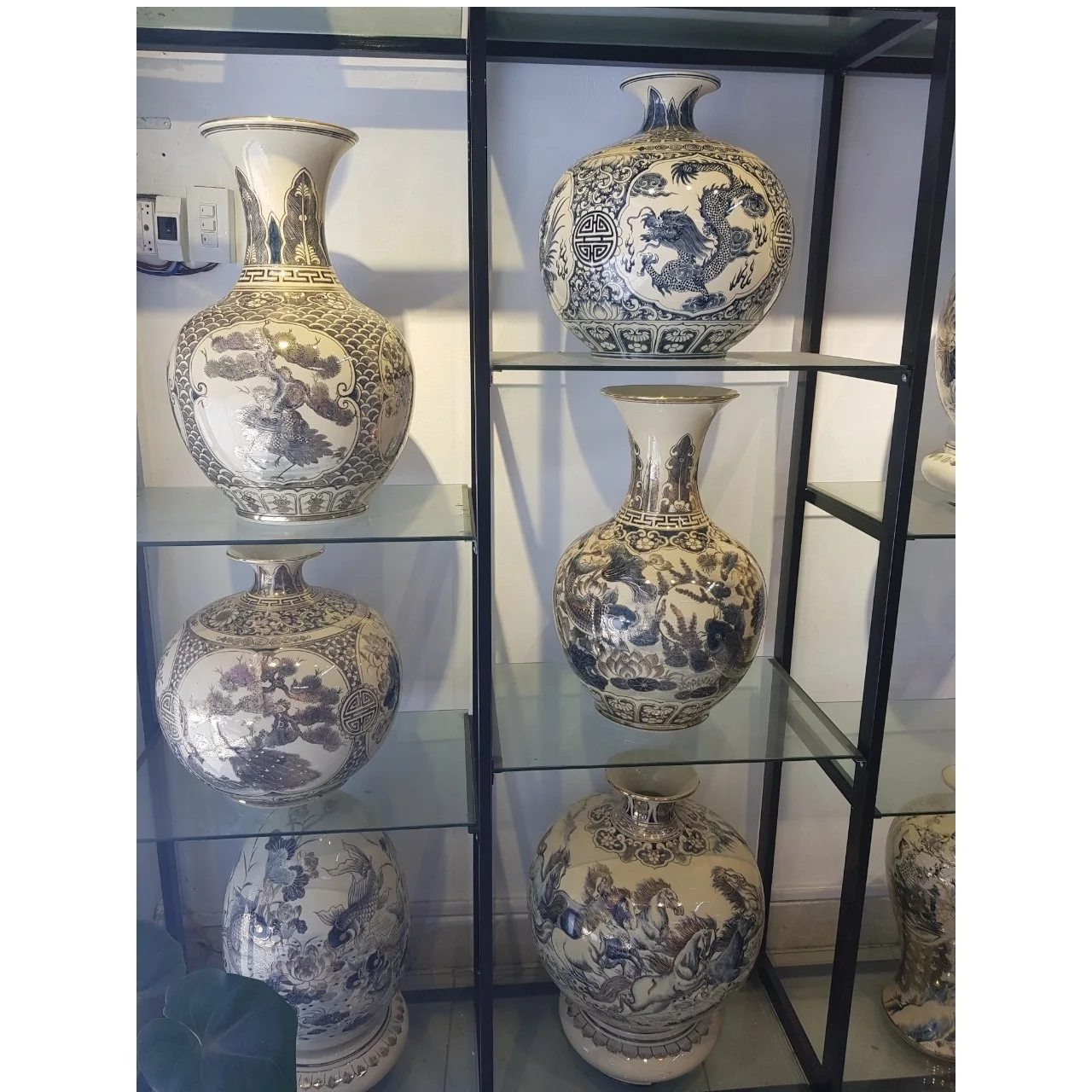 High Quality Beige  All Season Modern Tabletop Vase Contemporary Art Decor Porcelain Vases for Decoration