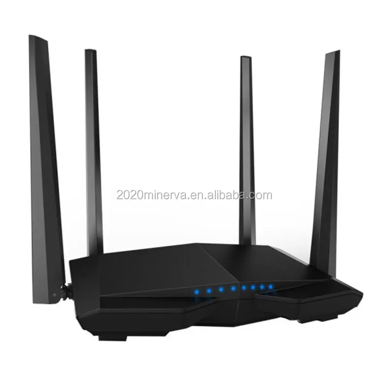 
Tenda AC6 Wireless Wifi Router Gigabit Dual-Band AC1200 Repeater with 5*6dBi High Gain Antennas Wider Coverage 