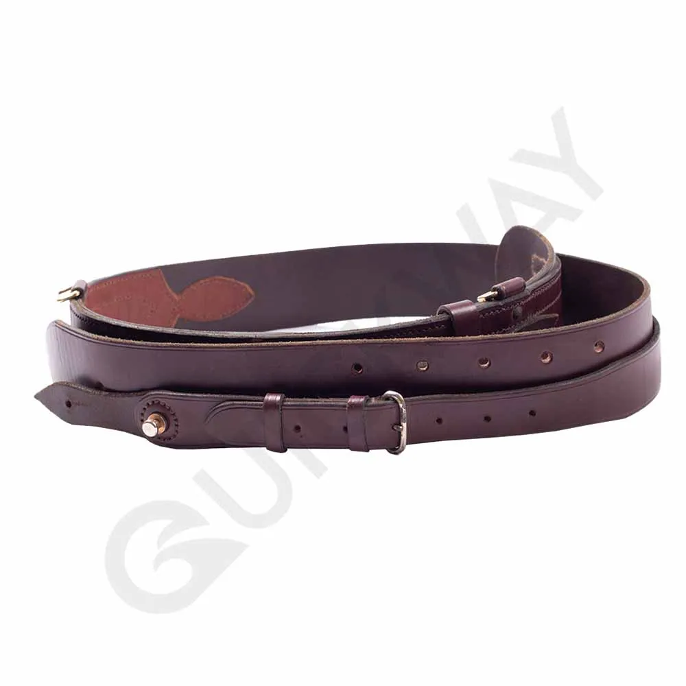 Sam Brown Cross Belt Genuine Leather Ceremonial Duty Belt Custom Best Simple Design Sa Belt