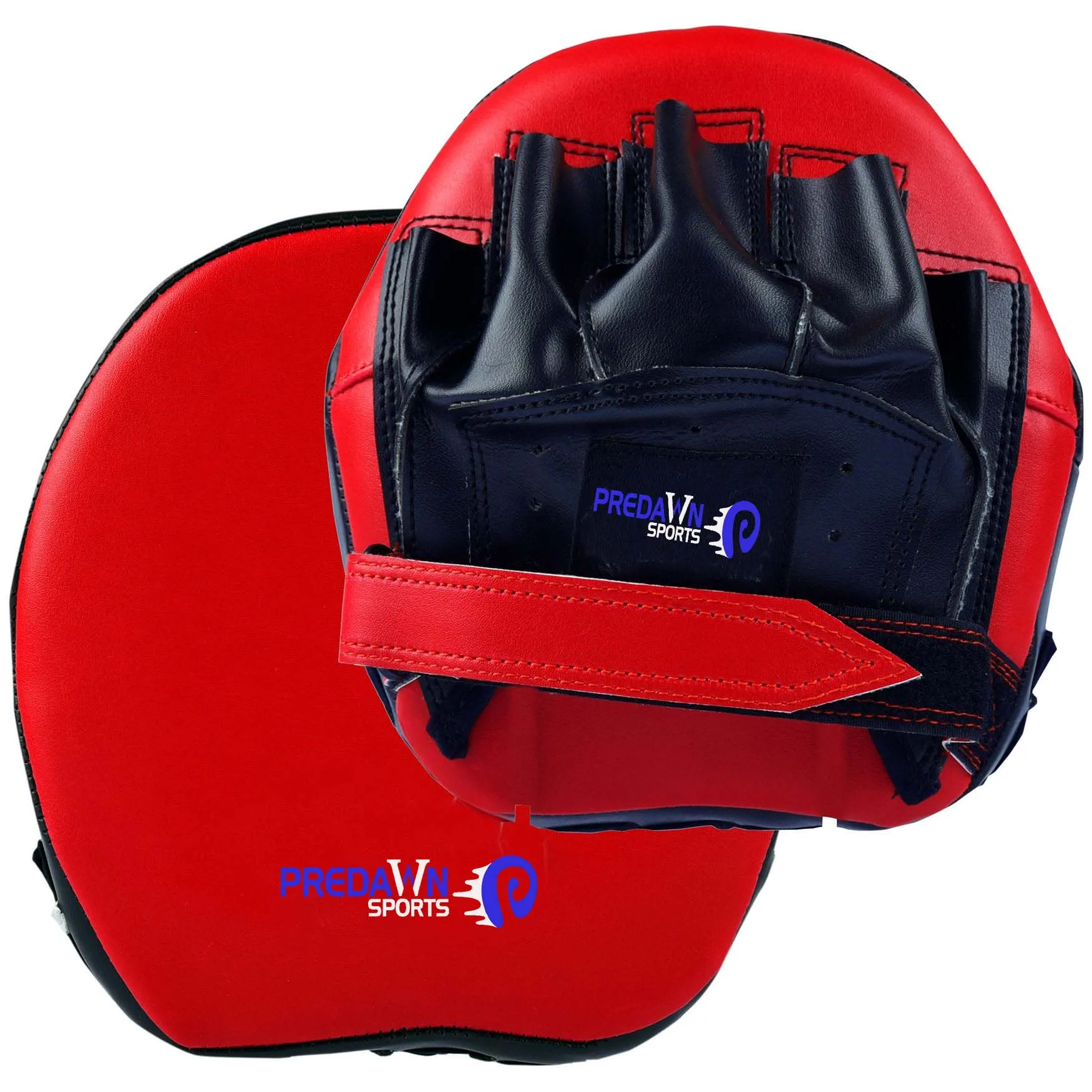 Focus pads  Boxing Curved Focus Punching Mitts Muay Thai Kick Sparring Dojo Martial Arts