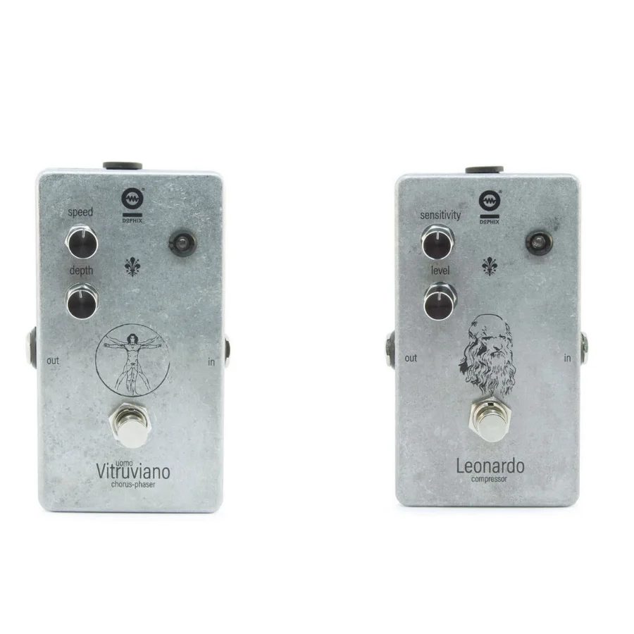 Guitar Combo Pedals - Compressor - Chorus Phaser - handcrafted product in Italy