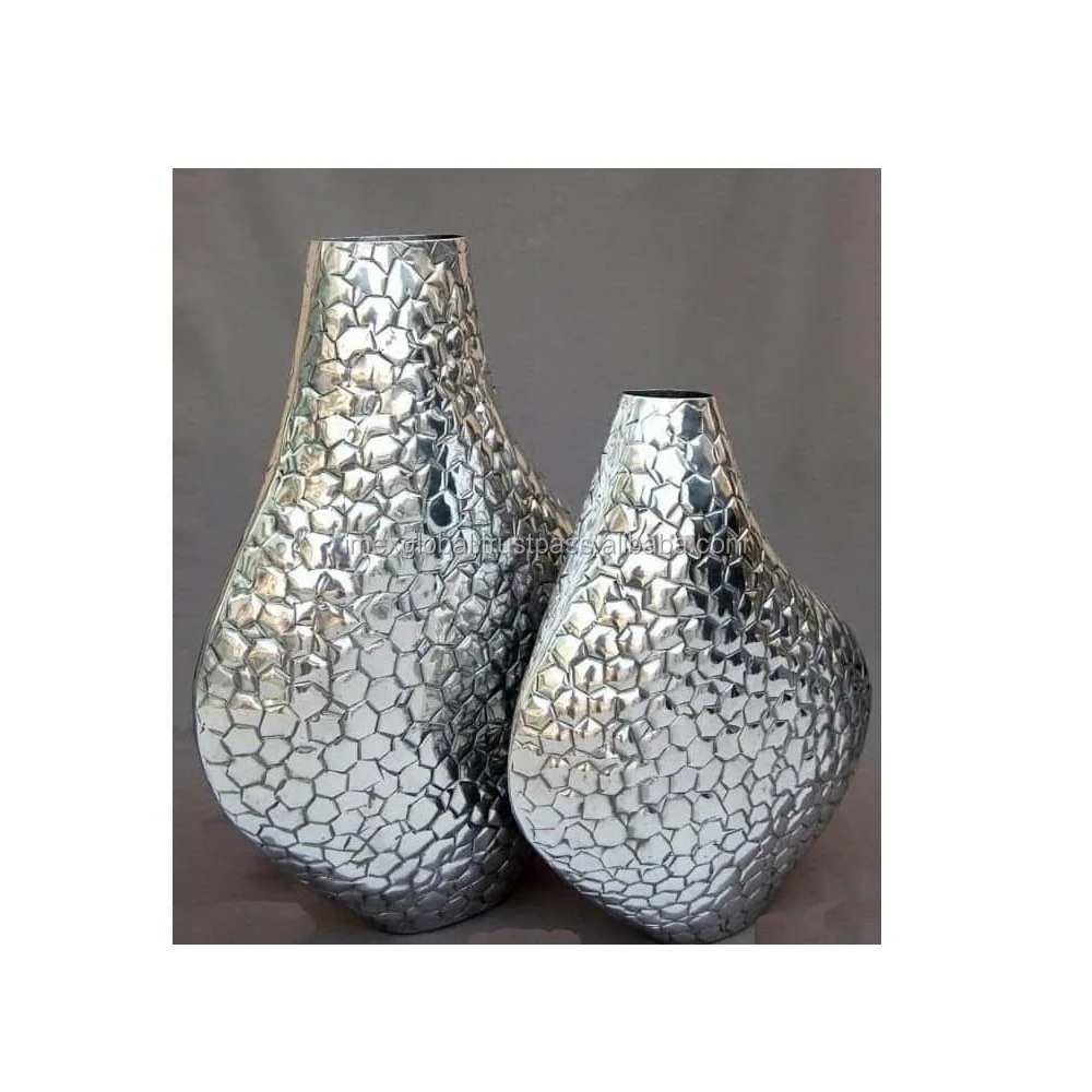 Hot Selling Customized Flower Antique Vase Copper Hammered For Table Decoration And Bedroom