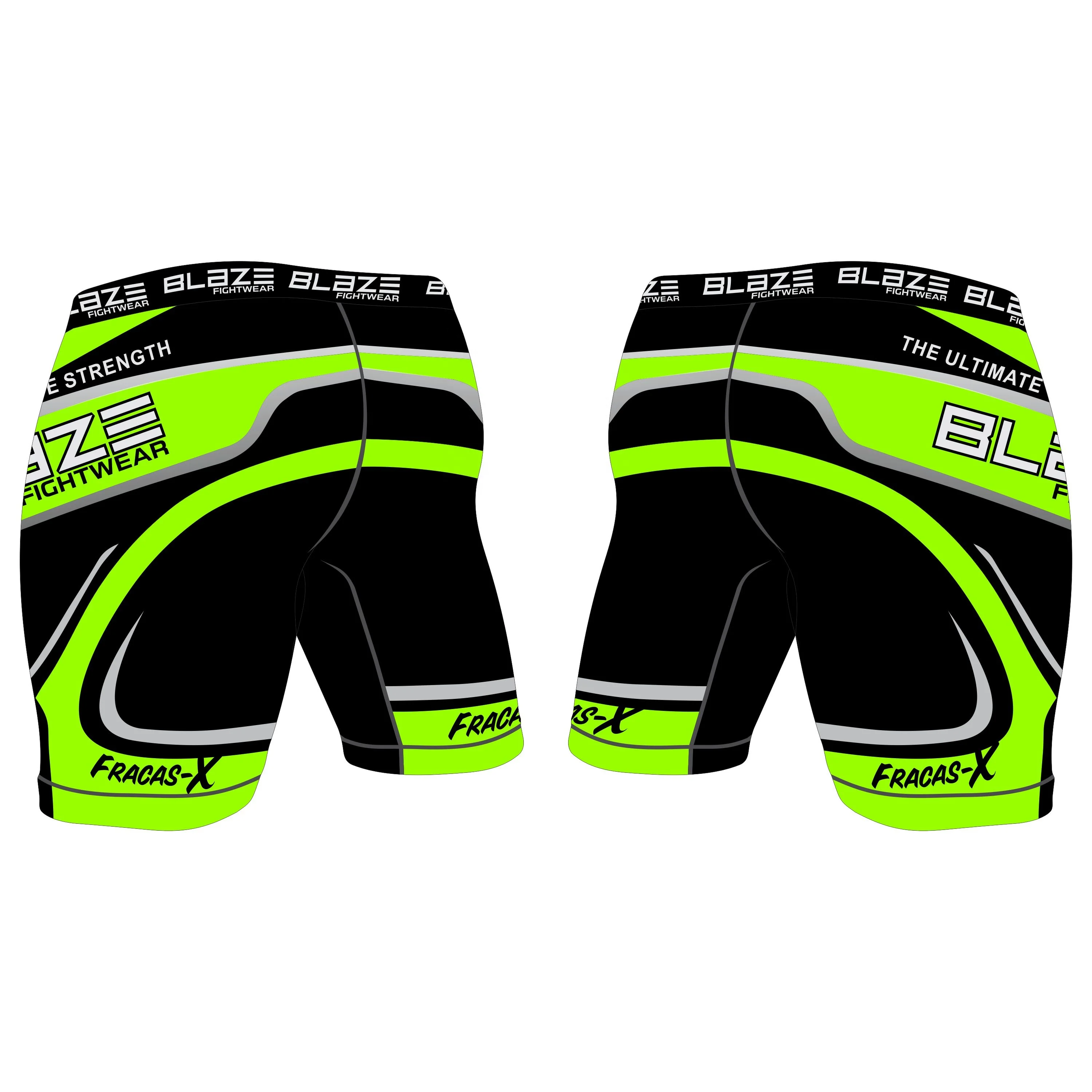 Heavy duty custom design Sublimation Compression Shorts, Training, Gym, MMA Fight Shorts