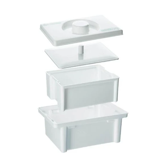 Polymeric tubs for manual disinfection of medical tools 1L, 3L, 5L, 10L