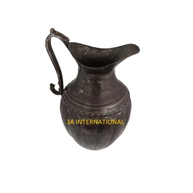  Украшенный медный кувшин для воды домашней вечеринки обеденный стол принадлежности урны посуда напитков круглая антикварная ваза кувшины