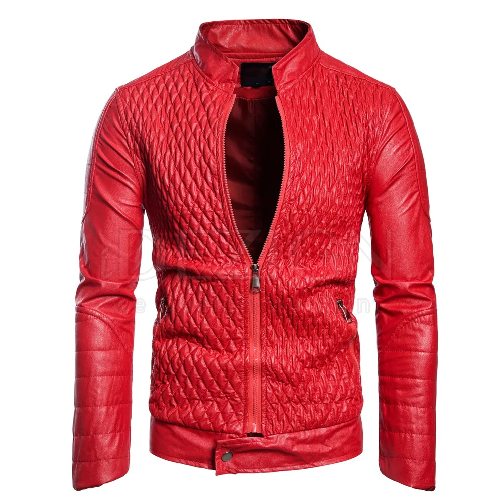 Мужская модная куртка, Мужская кожаная мотоциклетная куртка, Модная стильная байкерская куртка из натуральной кожи, Индивидуальный размер, повседневная однотонная окрашенная куртка