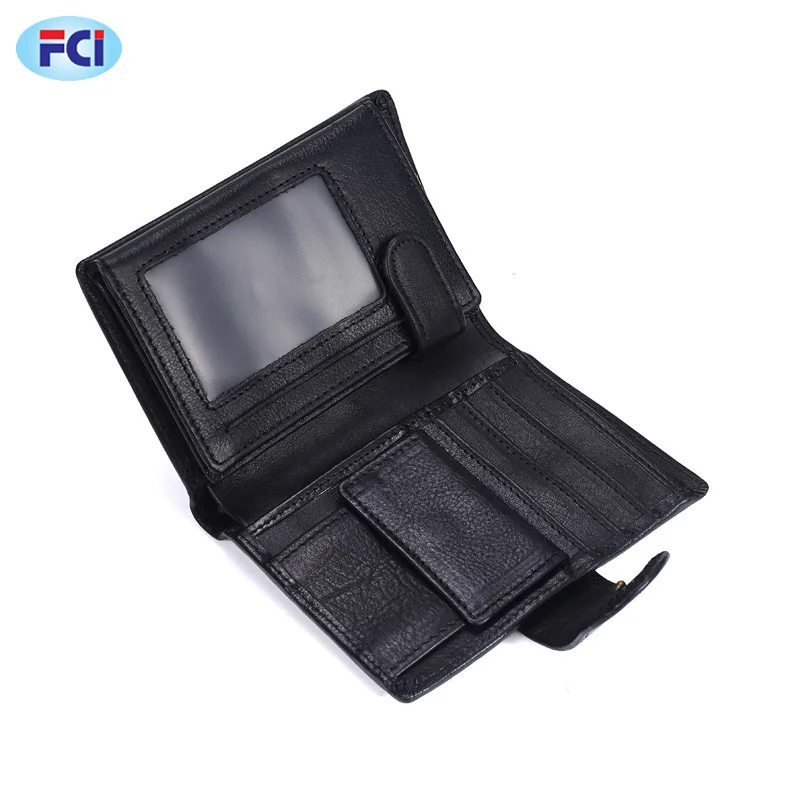 Men Wallet Oil Wax Cowhide Genuine Leather Wallets Coin Purse Clutch Hasp Open Top Quality Short Wallet