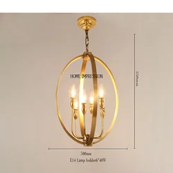 Золотая подвесная роскошная люстра ручной работы декоративная антикварная