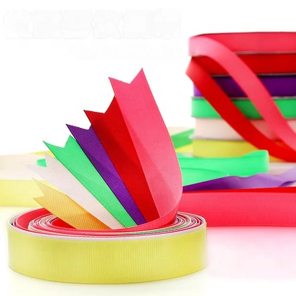 Ribbon factory customize custom printed grosgrain ribbon