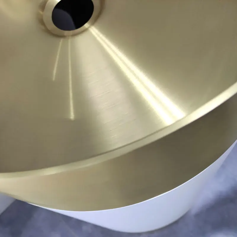 Lavatory Wash Basin Sink Luxury Round Bronze Color Stand Stainless steel Wash Basin for Bathroom