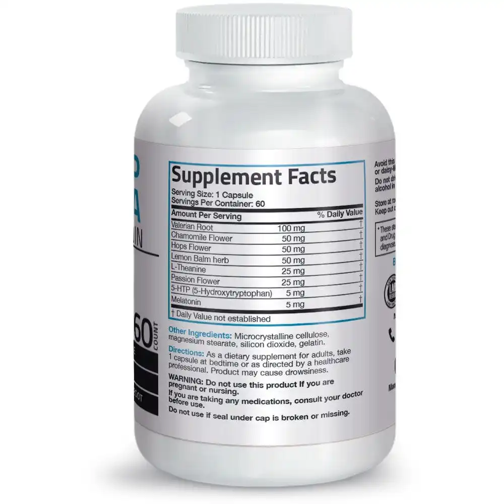 PM Sleep Formula with Melatonin - 60 Capsules