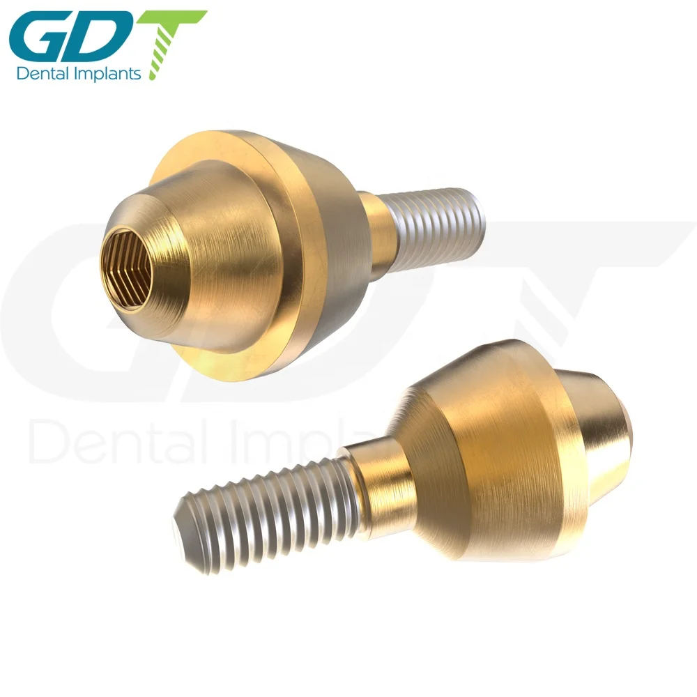 Titanium Standard Straight Multi Unit Abutment Titanium Sleeve set, Dental Implant Internal Hex 2.42mm