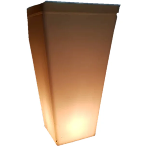 Лидер продаж, полупрозрачные горшки для выращивания растений в помещении от производителя, средние кубические модные цветочные горшки VC4040T