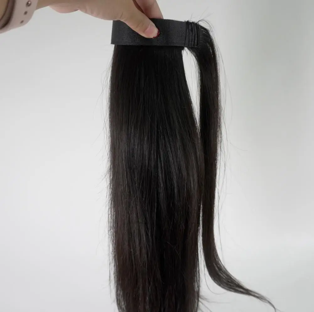 Pony tail high quality straight  hair of Viet Nam hair