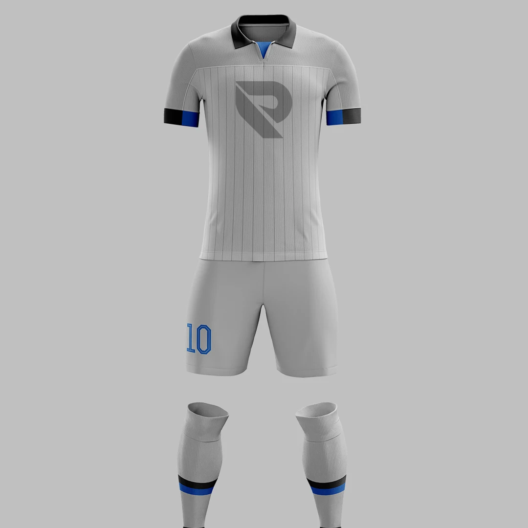 2021 Custom cheap soccer uniform for men 150 GSM Polyester Fabric OEM Soccer Jersey Sets