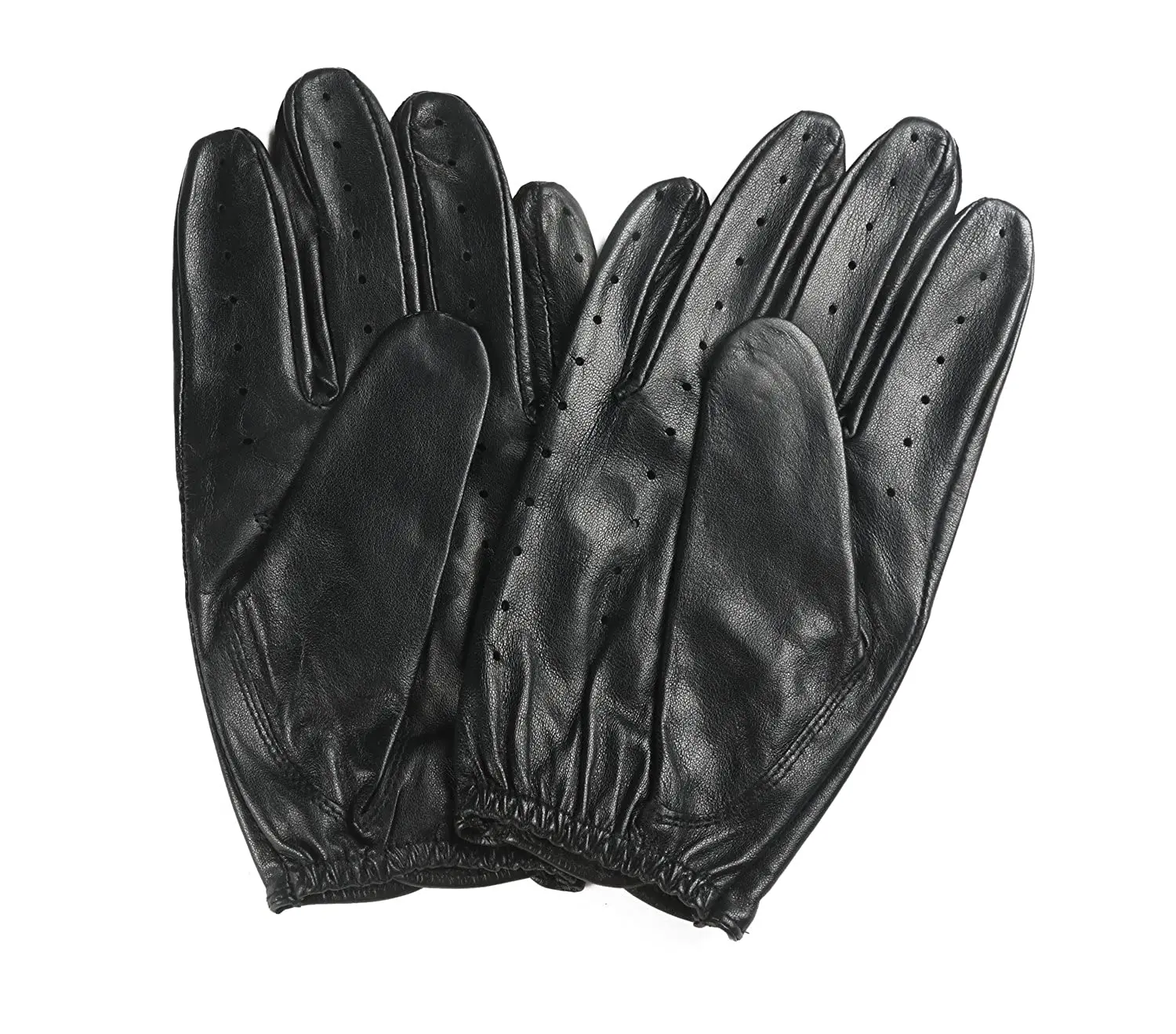 Высококачественные Мягкие Водонепроницаемые гибкие мужские модные перчатки из козьей кожи для вождения кожаные водителя всех размеров