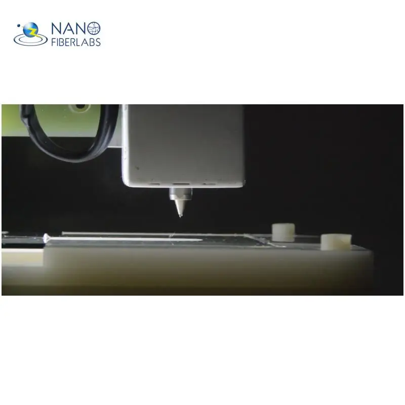 Electrospinning and printing nanofibers with high aspect ratio to prepare nanowire batteries