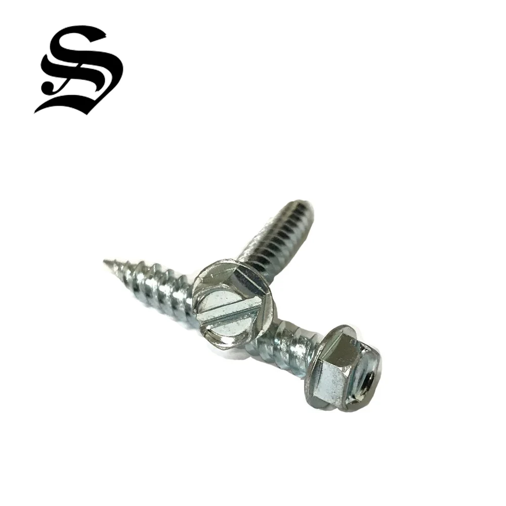 
Concrete screw with 3 cutting lines 