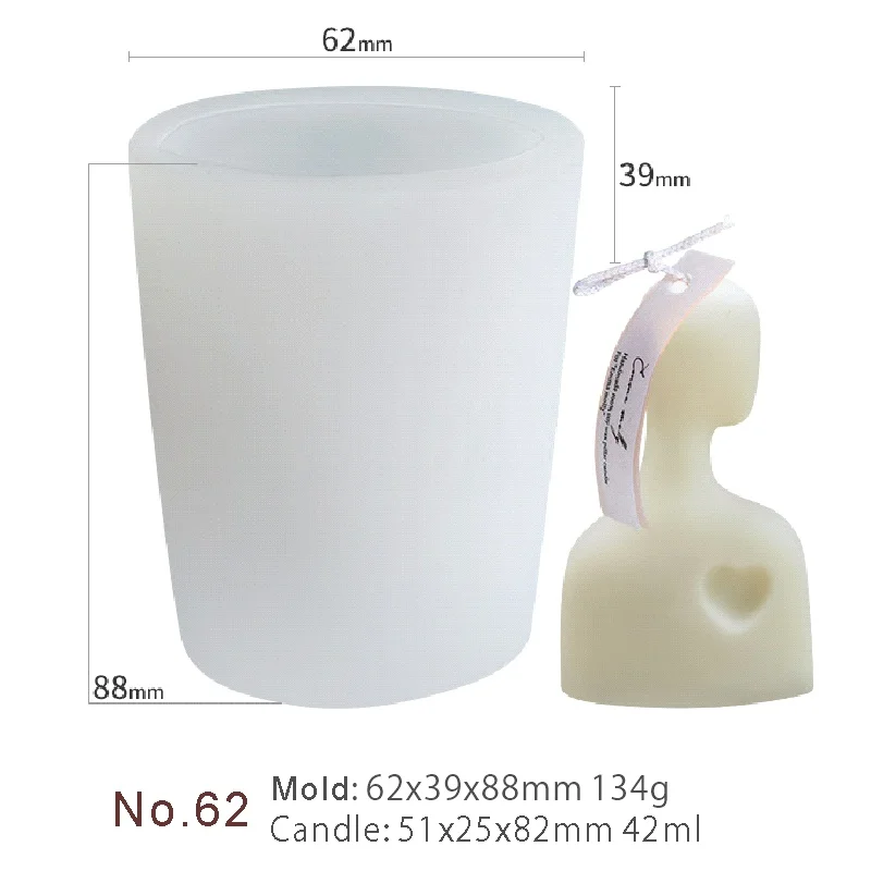 Silicone Candle Mold Creative Family Couple Hug Candle Mould DIY Fragrant Soap Making Mold Home Crafts Portrait Decoration
