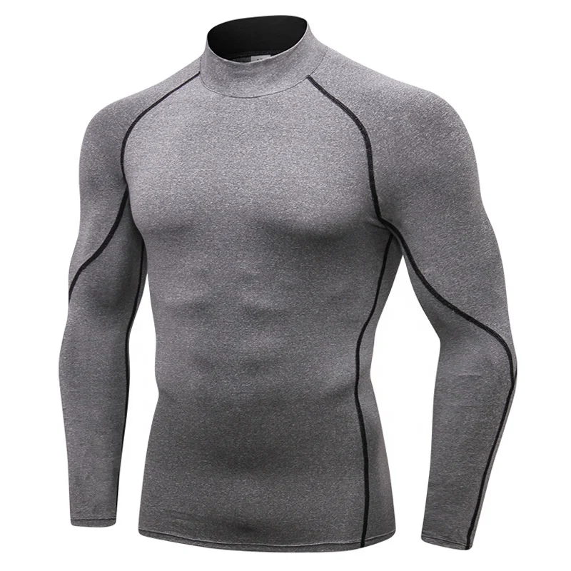 Four way Stretch Training Quick drying Breathable T shirt Active Wear Men Rash Guard Shirts Custom Swimwear