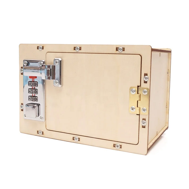 Small Password Lock Box Diy Science Educational Physics STEM Toy for Kids