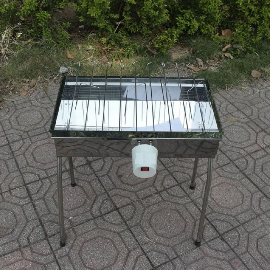 Viet Nam Factory Price Stainless Steel Charcoal Grill Outdoor Grill Charcoal BBQ Grill Light Grey Colour