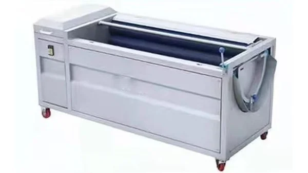 stainless steel fruits vegetable washer  machine with air agitation  for industrial food processing