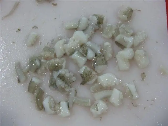 Vietnam top quality frozen octopus small cut