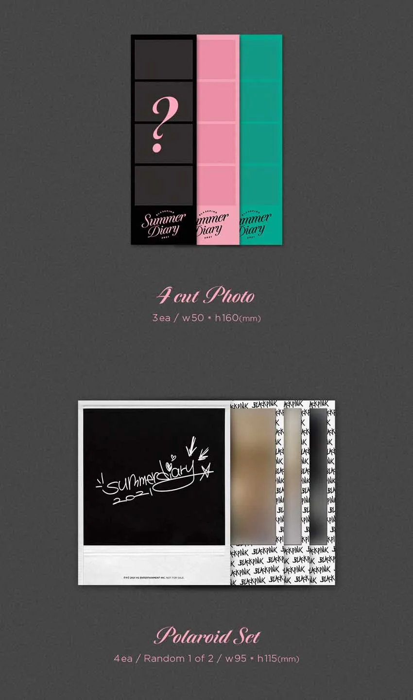 [Официальный Kpop] Черный Розовый-летний дневник 2021 года перед заказом