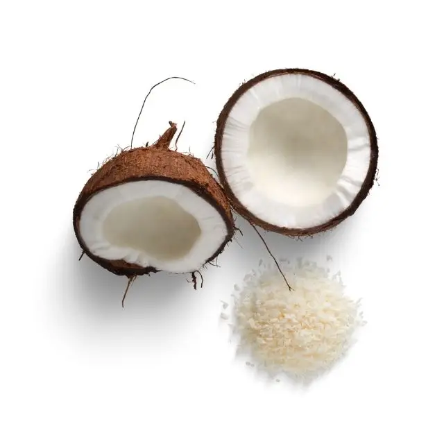 Online wholesale supplier coconut semi husked desiccated coconut high fat fine grade coconut organic flour