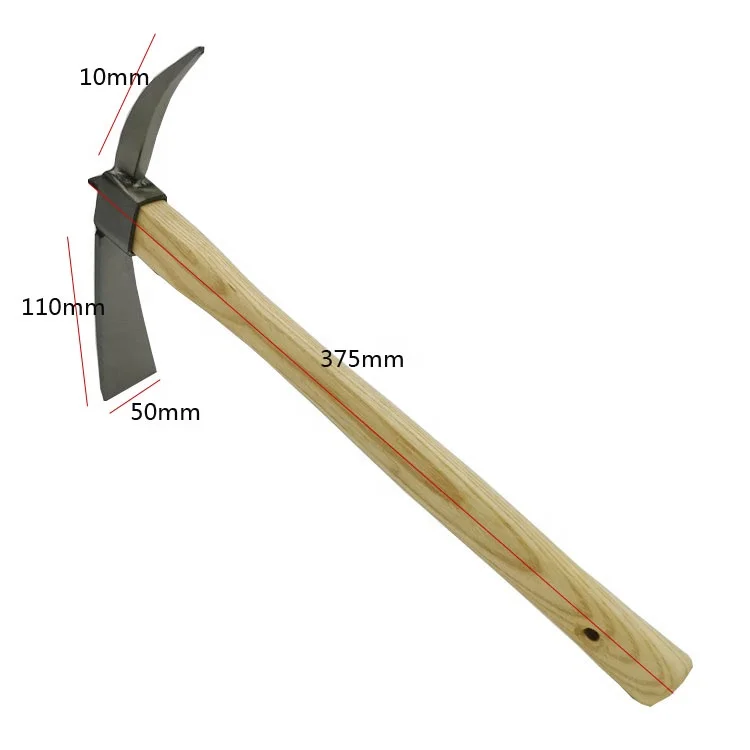 low price high quality forged two way single hand farming pick hoe