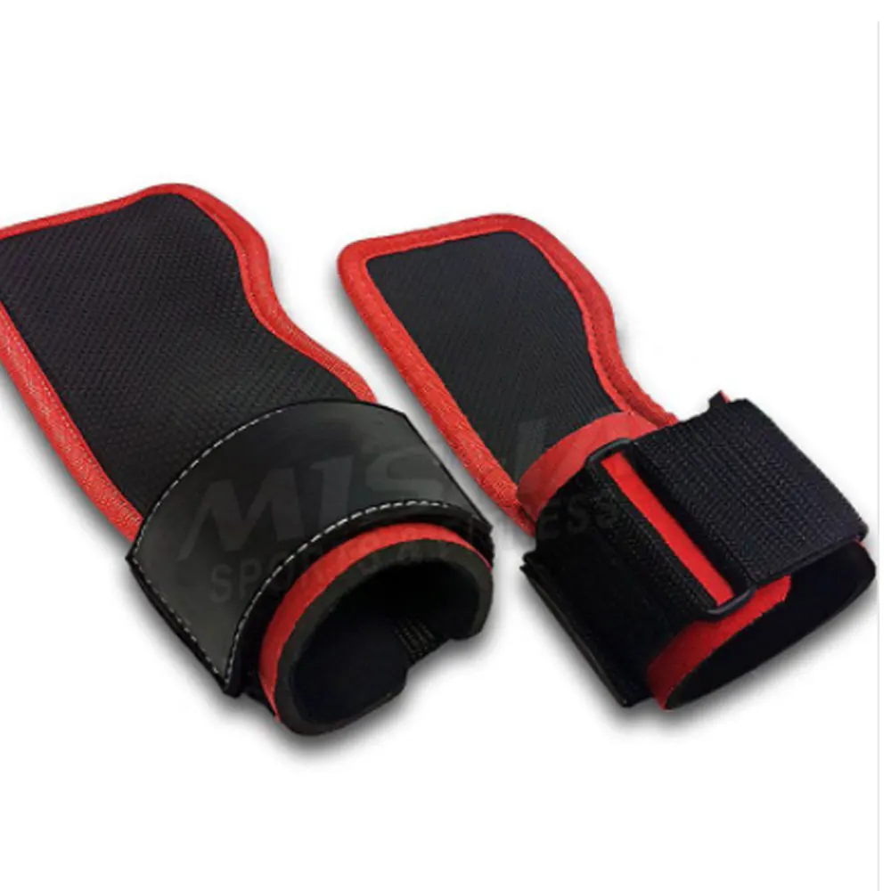 Heavy Duty Custom Logo Design Gym Fitness Weightlifting Exercise Grips