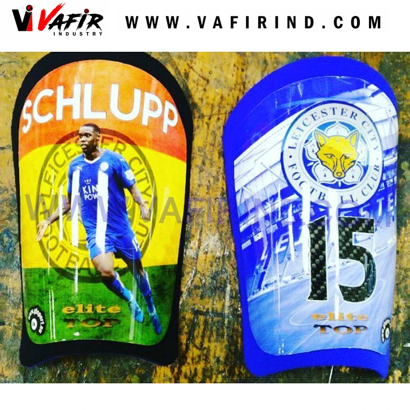 Customize 3 pieces Soccer Fiberglass Shinguard VI-SG051