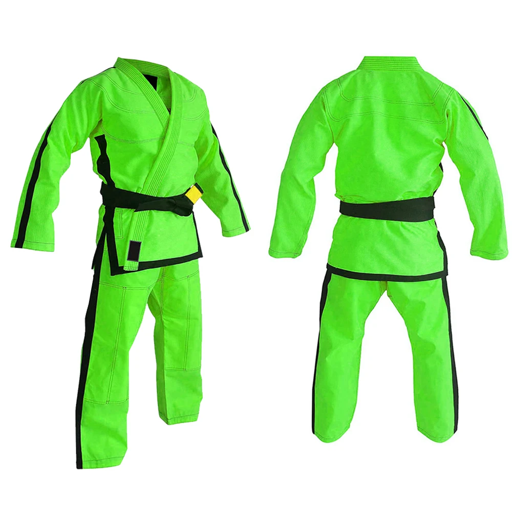 Latest Design 450 Gsm Brazilian Jiu Jitsu Uniform 100% Cotton BJJ for Adult in Low Price