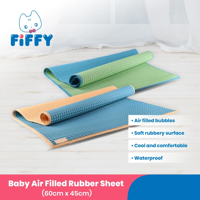 Детская мягкая резиновая Наполненная воздухом Водонепроницаемая простыня FIFFY Удобная простыня для детской кроватки банная Простыня (оранжевая)