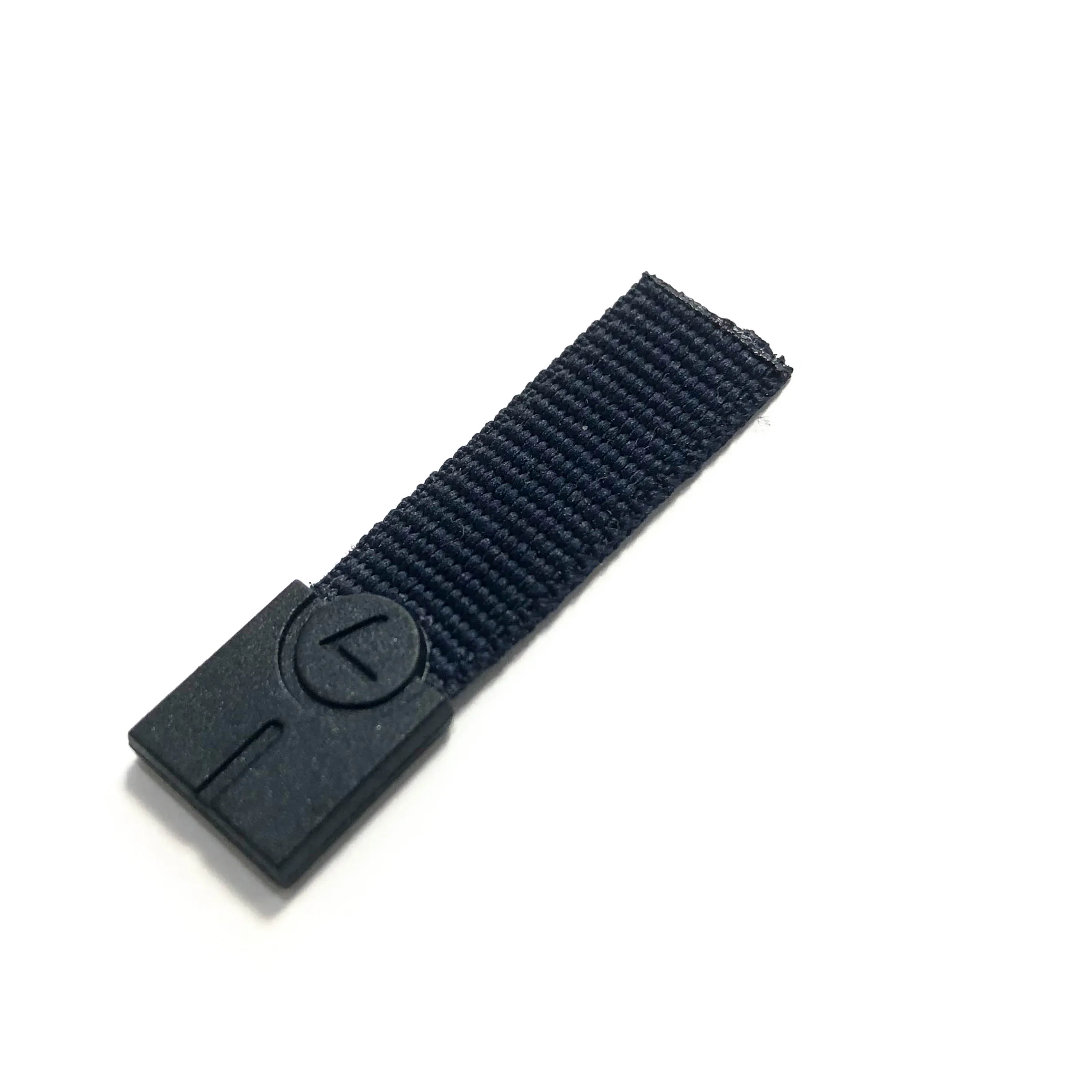 Custom Logo Black Zipper Puller For Garment with texture