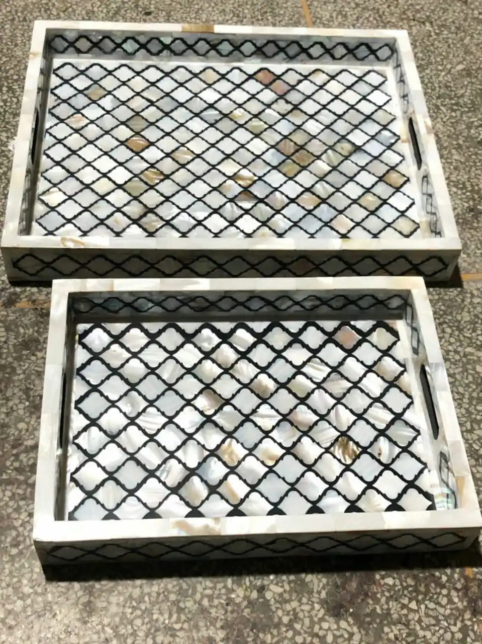 Best Quality Bone and Wooden Inlay Bakhoor Incense Burner Set with Tray and Box Arabic Style Bukhoor Incense