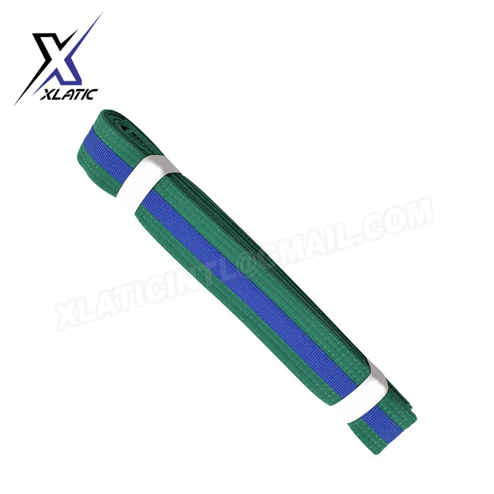 Hot sale custom designs with logo  multicolor martial arts black belt taekwondo judo karate belts