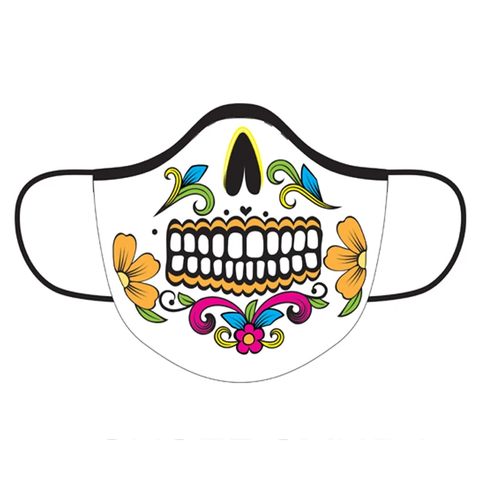 Custom party face-mask custom designer custom horror design reflective logo washable face-mask wholesale sets