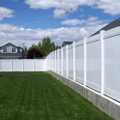 Factory Supply Cheap White Plastic PVC Vinyl Privacy Fence Panels