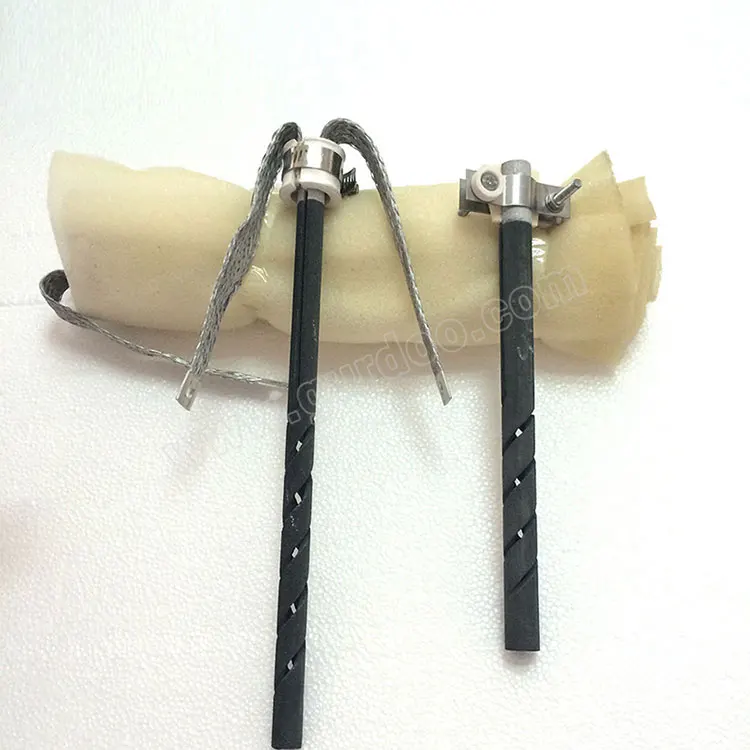 Double spiral electric SiC heating element heater