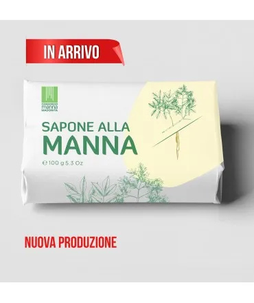 MANNA AND ALOE VERA BASED SOAP AND CREAM FOR HANDS skin care - 100g Sicily Italia