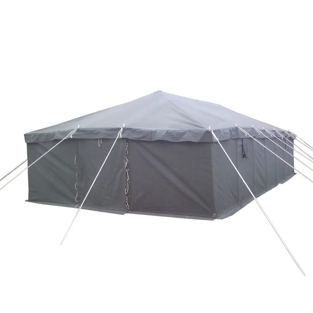 High Quality Framed Modular Tent Outdoor Camping Cotton Canvas Tent Waterproof  5x8m Large Relief Tent For Sale