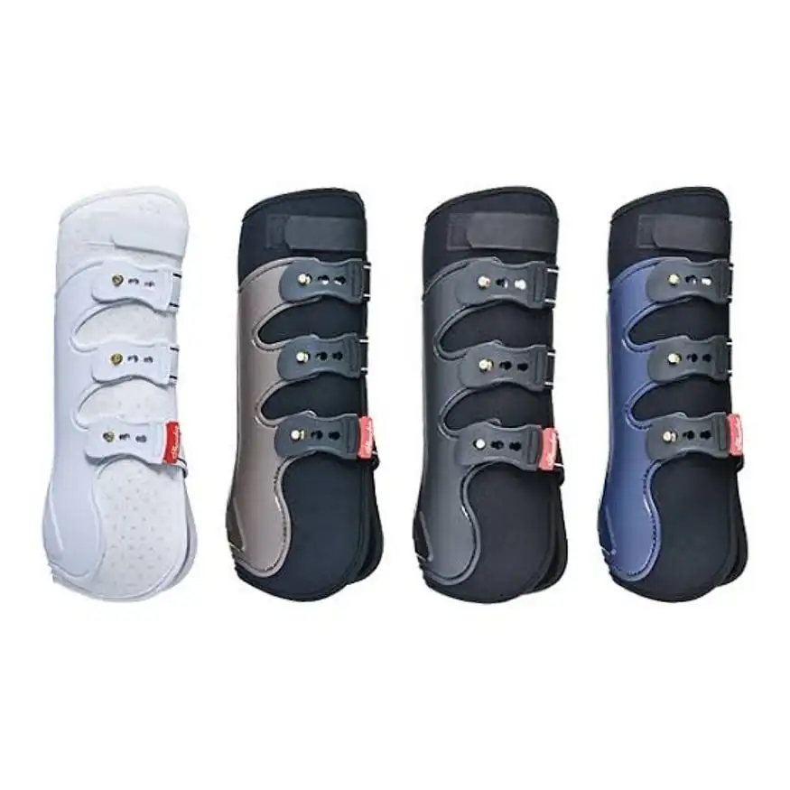 Horse Tendon Boots Perforated/ventilated Pu Leather Customized Accepted Pair Custom/any Size/Wholesale Factory Price Top Selling