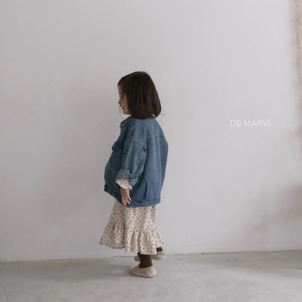 DE MARVI Toddler Kids Denim Jackets Boys Girls Casual Jacket Autumn Spring Clothes MADE IN KOREA