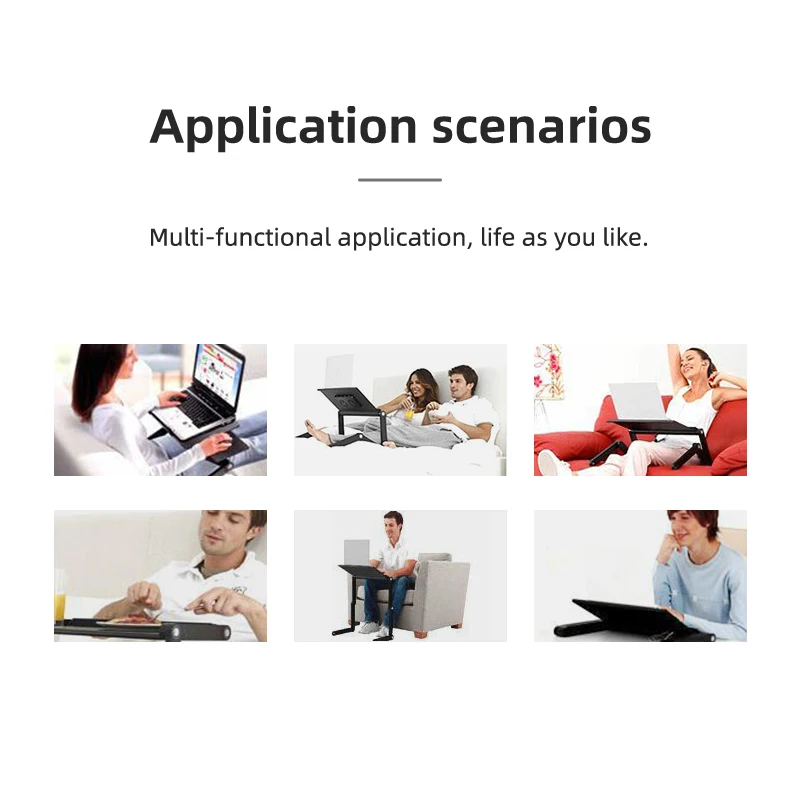 Hot Sale Bed Computer desk Kids Laptop Holder Stand Folding PC Table Living Room Furniture Home Office Lap Laptop Desk