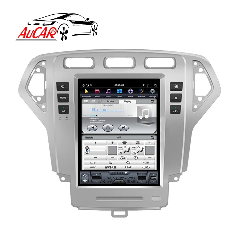Автомагнитола Aucar для Ford Mandeo MK4 10 4 дюйма Android 9 0 DVD-плеер GPS-навигация автомобилей 2011-2013