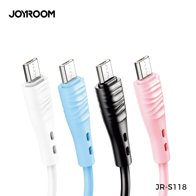 JOYROOM wholesale top sale cheap price JR-S118 2.1A micro type-c USB cable mobile phone charging cable for iphone