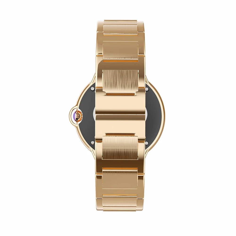 2019 Business Man Hyperbolic Mirror Smart Watch 2.5D Touch Screen Fitness Tracker Heart Rate Monitor Activity for IOS Android